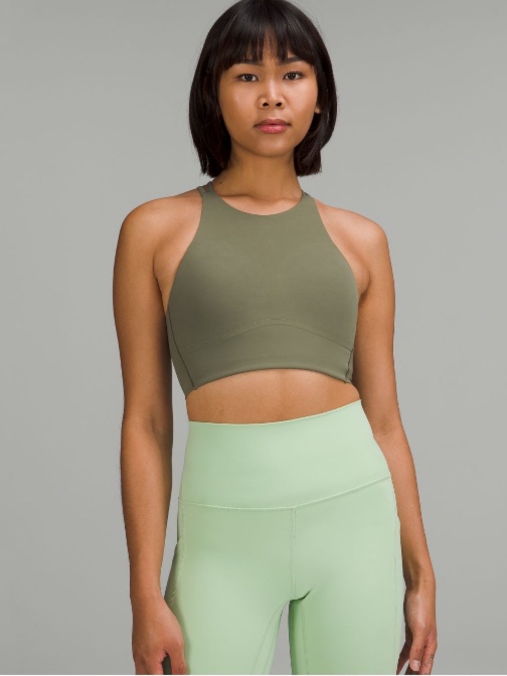 🍋 Lululemon Like a Cloud High Neck Longline Bra